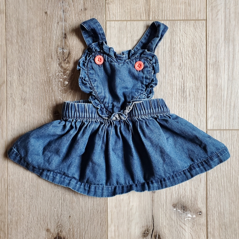 Baby Denim Overall Dress